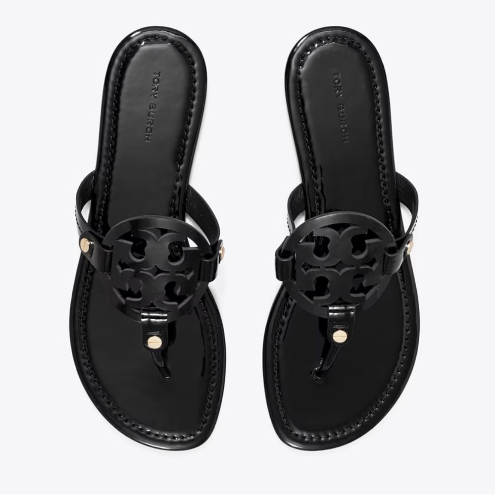 Tory Burch Black Miller Sandals
